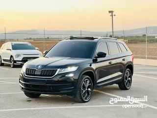  2 سكودا كودياك  فل الفل فتحة سقف بانوراما 190 حصان  4x4- /2020  دفع رباعي عداد قليل 30000