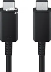  4 سامسونج كابل نوع سي الى نوع سي بطول 1.8 متر (5 امبير)  Samsung Type-C to Type-C 1.8m Cable (5A)