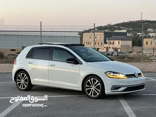  7 فولكسواجن جولف TSI 2019 اتوماتيك ماتور 1500 فل الفل فتحة  سقف بانوراما