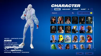  13 حساب Epic Games مميز  284 لعبة + 152 سكن Fortnite + (1200 V-Bucks )