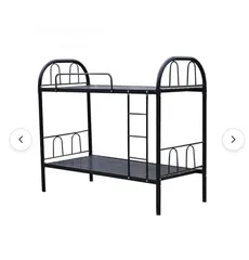  4 Iron metal double deck bed.