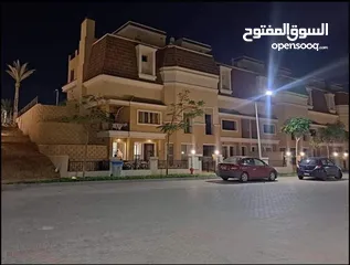  24 اس فيلا كورنر للبيع في كومبوند سراي بالقاهرة الجديده دقائق من AUC و التجمع الخامس Sarai new Cairo