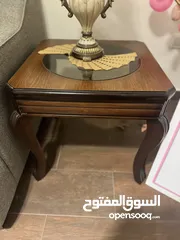  1 طقم طاولات غرفة ضيوف بحال الجديد