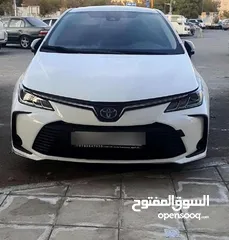  1 تويوتا كورولا 2021 هايبرد  للبيع مواصفات أوروبية سبعة جيد