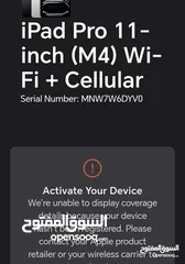  1 Ipad pro m4 256 giga wifi+ esim