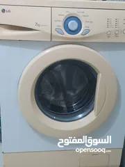  1 غساله ال جي مستعمله للبيع في اربد بحاله جيده جدا