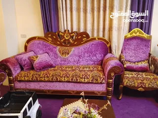  3 طقمين   كنب