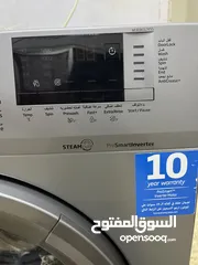  3 غسالة اوتماتيك بيكو وكالة 8 كيلو الغسالة في حالة الجديده استعمال خفيف سبب البيع السفر
