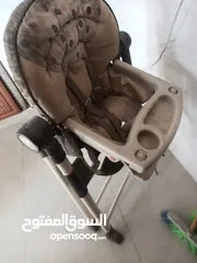  2 تخت بيبي وكرسي طعام