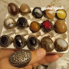  14 خواتم فضه عيار 925