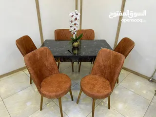  4 ميز طعام كراسي 6