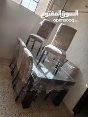  2 طاولة سفرة خشب زان ثقيل