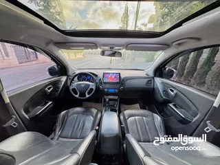  4 ‏ Hyundai TUSCAN 2014 • Limited Edition فل الفل مع بانورما ، عداد 88 الف اصلي فحص نخب طلاء الشركة