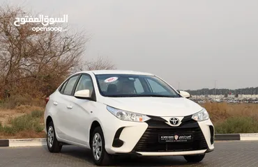  1 Toyota Yaris 1.5L 2021 GCC Original Paint accident-free in excellent condition 812 P.M