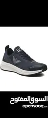  6 EA7 EMPORIO ARMANI NAVY BLUE SILVER SNEAKERS 40