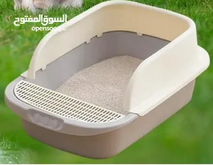  3 صندوق فضلات القطط 39 AED Litter box with scoop/shovel