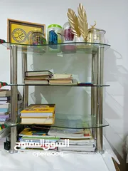  1 8 kd for both wooden cabinet & glass shelves  .....