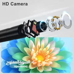  8 Endoscope Camera for iPhone (5M) كاميرا موبايل ايفون للاماكن الصعب الوصول اليها طول 5 متر 