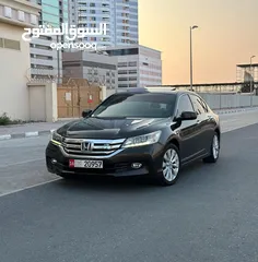  1 Honda Accord 2016 Full option V6 3.5 Gcc car first owner  Brown color Serious buyer