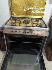  4 غاز خمس عيون +فرن