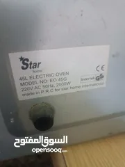  4 فرن كهرباء 45لتر 2000واط شغال عالفحص