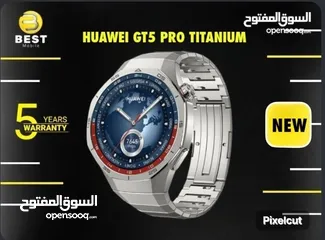  1 متوفر الأن جديد ساعة هواوي جي تي 5 برو تيتانيوم // HUAWEI GT5 PRO TITANIUM NEW