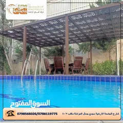  20 دربزينات -مظلات-أبواب خارجية -ماتورات كهربائية/ ديكورات خارجية(شركة افاق الرائدة )