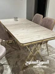  1 Dinning table with 6chairs