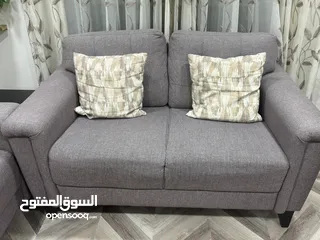 2 Sofa set 3+2+1 sofa in good condition  Price 40kd (negotiable)