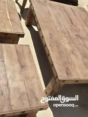  1 طاوله وسط مع طربيزات