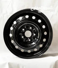  3 جنط حديد كامري او كورولا مقاس 15 مع طاسات اصلية