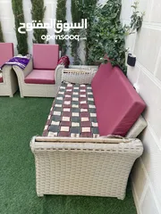  1 طقم راتان بحاله جيده