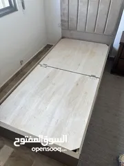  6 تخت جديد بي مكان تخزين تحته بي طول 200 و العرض 95 كان 150 اصبح بعد العرض 105