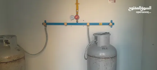  12 GAS PIPE FOR KITCHEN INSTILLATION WORK