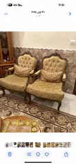  3 للبيع طقم كنبايات مصري زان ثلاثيه وثنائيه ومفردتين وتفصييييييل