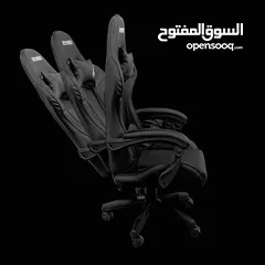  4 كرسي جيمنغ مريح لساعات اللعب الطويلة احمر واسود Dragon War Gaming Chair GC-035  السعر شامل التوصيل