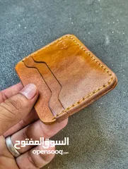  2 Mini card holder pure Leather