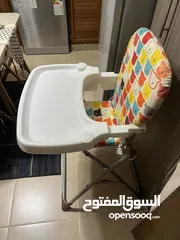  3 كرسي طعام أطفال ماركة جونيور
