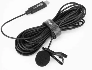  5 ميكرفون (مايك) تايب سي BOYA by-M3 Clip-on Omnidirectional Lavalier Mic. for USB-C Android Devices
