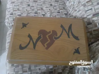  2 صندوق خشبي مدهون لامع رائع للمجوهرات والأشياء الثمينه .صندوق ثقيل  ومرتب
