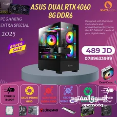  9 يا بلاش I5 14400F RTX 4060TI GIGABYTE MONITOR DAHUA 25 INCH 180HZ