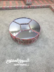  10 جلسة عربية 6 مفارش + 6 ضهريات + 6 مساند + طاولة 5 قطع + موكيت 6X4