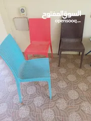 2 Plastic chair for sale