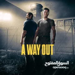  1 لعبة the way out للبيع ps4