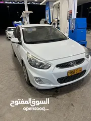  1 هيونداي اكسنت 2018 لعشاق السيارات التخزين ممشى 6000 فقط وكالة عمان