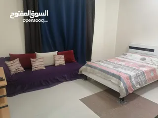  2 .ستوديو بالغبرة مفروش