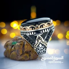  7 جعاله العيد خواتم فضه على العقيق اليمني الاصيل اخر اصدار