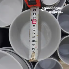  10 طقم صحون وزبادي وكاسات