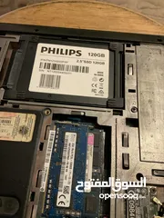  11 لاب hp g6 هارد Ssd 120 رامات 4