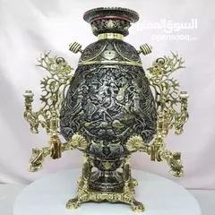  10 سماور الفحم النحاسية الفاخرة